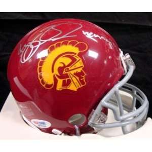  Reggie Bush Autographed USC Mini Helmet Heisman 05 PSA/DNA 