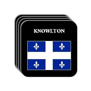 Quebec   KNOWLTON Set of 4 Mini Mousepad Coasters