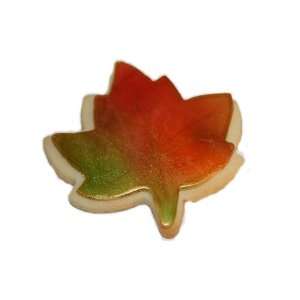  Dark Maple Leaf Cookie 6 Cookies 