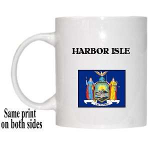    US State Flag   HARBOR ISLE, New York (NY) Mug 