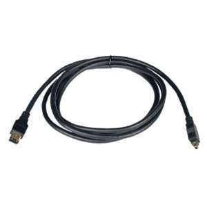   F007 003 IEEE 1394 Firewire Gold Cable, 6pin/4pin   3ft Electronics