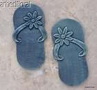 large cast iron flip flop sandals stepping stone set 2 pair expedited 