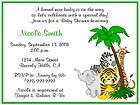Jungle Animals Baby Shower Invitations  