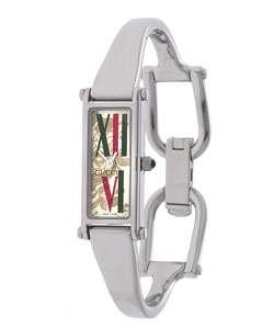 Gucci Womens 1500 Series Slim Gold Dial Watch  