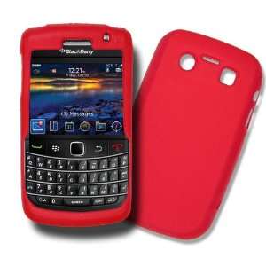  Blackberry Bold 9700 RED Silicone Case , Soft Rubber Skin 