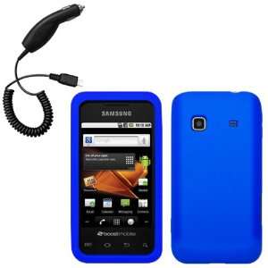 Cbus Wireless Blue Silicone Skin / Case / Cover & Car Charger for 