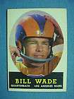 1958 Topps #38 Bill Wade. Los Angeles Rams. VG . 