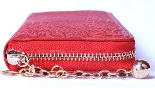 Fashion CROCO Genuine Real Leather Ladies Wallet Checkbook Purse Money 