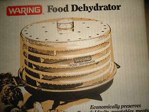 Vintage New, Waring FOOD DEHYDRATOR  