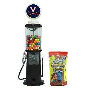  Virginia Cavaliers Black Retro Gas Pump Gumball Machine 