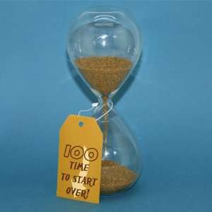 100th Birthday Hourglass   Funny 100th Birthday Gag Gift  