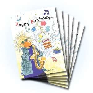  Zoo Happy Birthday Greeting Card 6 pack 10288