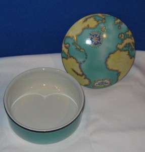 TIFFANY Co TAUCK World Discovery Porcelain Trinket Box  