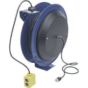   Power Cord Reel with Quad Receptacle   100 Ft., Model# PC24 0012 B