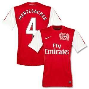  11 12 Arsenal Home Jersey + Mertersacker 4 Sports 