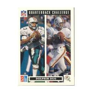  1991 Dominos Quarterbacks #49 Dan Marino   Bob Griese Duo 