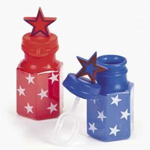   Patriotic Star Bubble Bottles   Novelty Toys & Bubbles Toys & Games