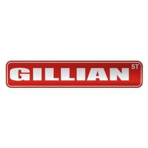   GILLIAN ST  STREET SIGN NAME