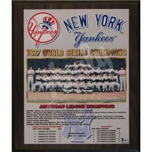 1977 New York Yankees Major League Baseball World Series Championship 