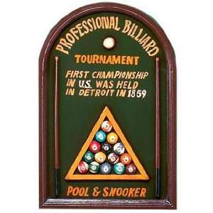  Vintage Wooden Sign   Professional Billiard Toys & Games