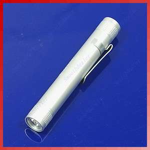 Super Bright Waterproof Pen LED Flashlight Torch White  