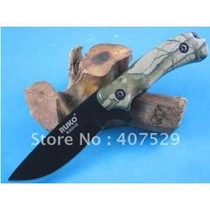   fixed blade survival bowie camo hunting knife h21