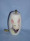 english bull terrier dog white fan light pull expedited shipping