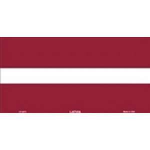 Latvia Flag License Plate Plates Tags Tag auto vehicle car front