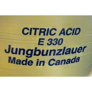  25 pounds Citric acid , anhydrous