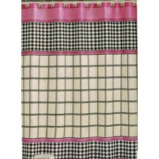  Blonder Home Accents Houndstooth Shower Curtain