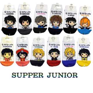 Super Junior Socks(12 kinds) one pair of socks or All Option ship 1.90 