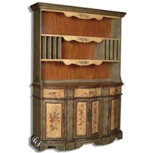  Country Kitchen 2 Piece Buffet and Hutch