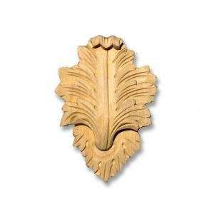   THICK, Hand Carved Hard Wood Rosette Onlay Corbel Applique (Pair