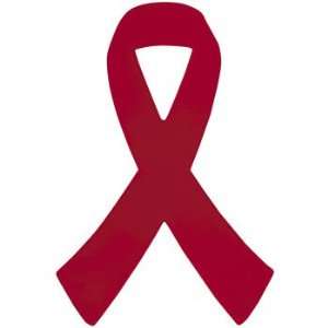  12 Eight Inch Red Awareness Ribbon Car Magnets Health 