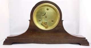   NEW HAVEN Wooden Mantel Clock Wood Case wind up RARE antique classic