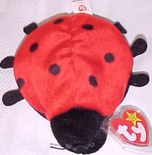 TY Beanie Baby Babies LUCKY the LADY BUG 4th Gen MWMT  