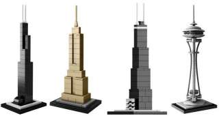Lego Architecture Series Set Of 4 *All New & Sealed*  