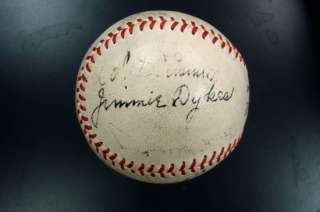1935 AL All Star Team Signed Baseball JSA *MUST SEE*  