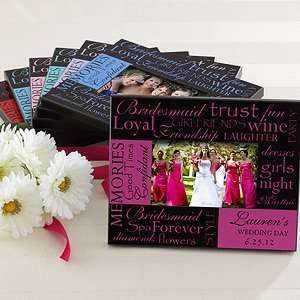  Bridesmaids Personalized Picture Frames