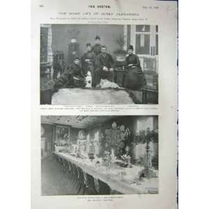    The Sketch 1901 Home Life Queen Alexandra Old Print