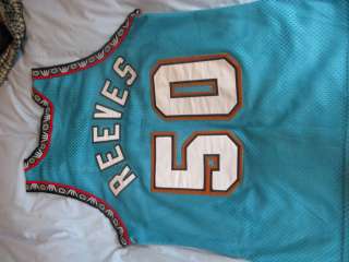 Vancouver Grizzlies Authentic Champion jersey Reeves Vintage 1996 NBA 