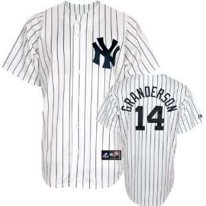 Curtis Granderson Youth New York Yankees Home White 