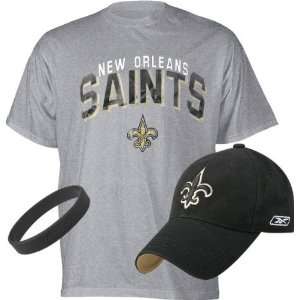  New Orleans Saints Youth Baseball Cap and T Shirt Combo 