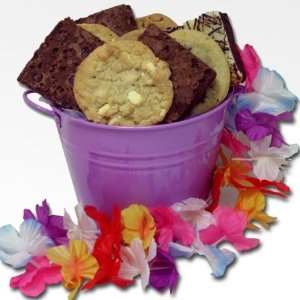 Davids Cookies 13030 Purple Summer Basket  Grocery 