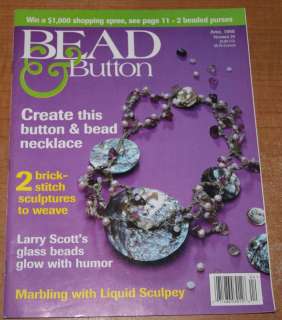 BEAD & BUTTON Magazine jewelry beading April 1998  