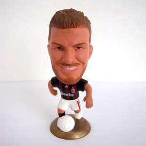 AC Milan FC Soccer Football Star Figure David Beckham 32# Home Jersey 