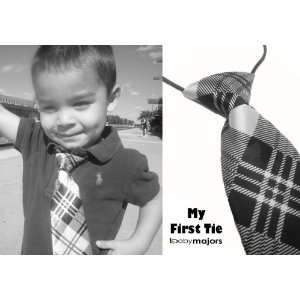  My First Necktie Tie w Elastic Band Boy Toddler  Black and 