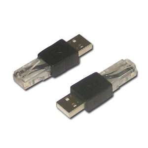  USB Type A Male to RJ45 Plug Adapter Electronics