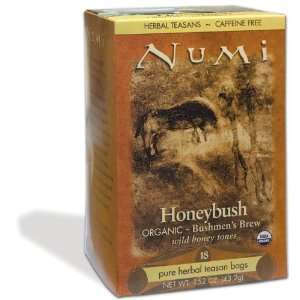  Numi Tea Bushmens Brew, Honeybush Herbal Tessan, Tea Bags 