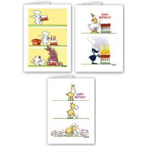  Funny Birthday Card Assortment Pack   9 cards and 
